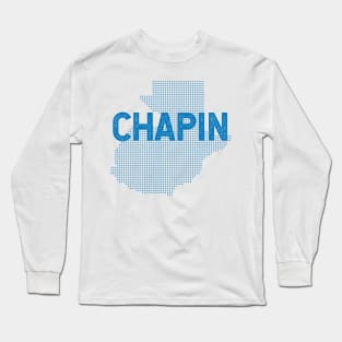 Chapin - Guatemala map Long Sleeve T-Shirt